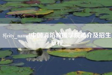 甘孜中国消防救援学院简介及招生章程