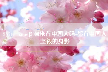 甘孜5000米有中国人吗-都有中国人坚毅的身影
