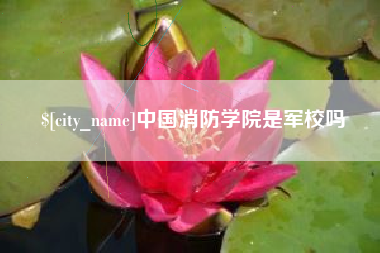 甘孜中国消防学院是军校吗