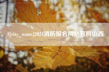 甘孜2024消防报名网站官网山西