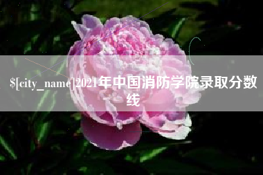 甘孜2021年中国消防学院录取分数线