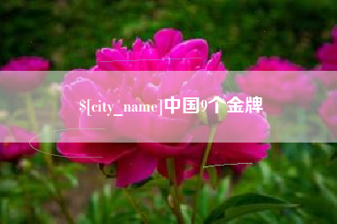 甘孜中国9个金牌