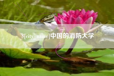 甘孜中国的消防大学