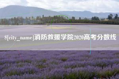 甘孜消防救援学院2020高考分数线