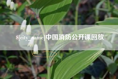 甘孜中国消防公开课回放