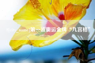 甘孜第一波奥运金牌“九宫格”