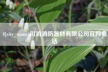 甘孜川消消防器材有限公司官网电话