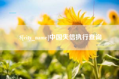 甘孜中国失信执行查询