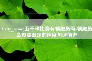 甘孜五千米比赛有领跑员吗-领跑员会按照既定的速度匀速前进