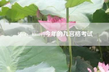 甘孜今年的九宫格考试