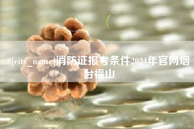 甘孜消防证报考条件2024年官网烟台福山